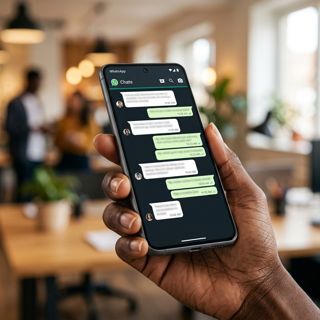 Agent IA sur smartphone
